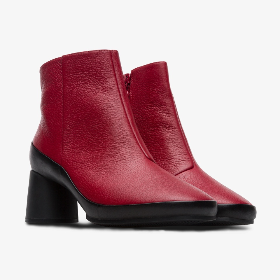 Camper Upright Claret - Camper Women's Ankle Boots ||6821-OCBYW||